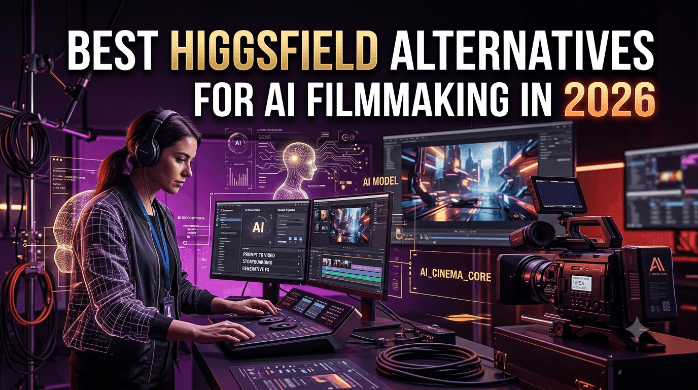 Best Higgsfield Alternatives for AI Filmmaking in 2026